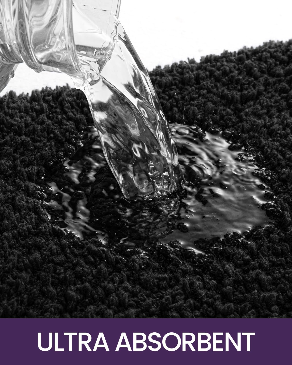 Dexi Bathroom Rug Mat, 32X20, Non Slip Washable Absorbent Microfiber Mats, Thick Soft Floor Shower Rugs For Bath Accessories Dec